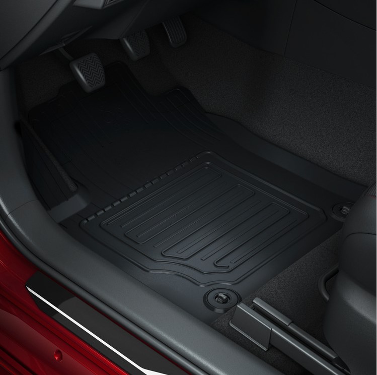 Kauçuk Paspas Seti, Siyah